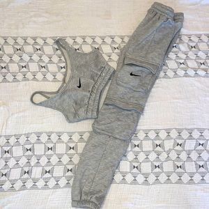 2 piece grey Nike set